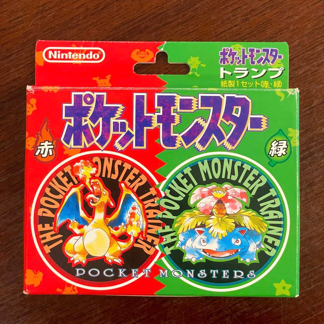 ポケットモンスター トランプ 赤 緑 Nintendo 初期