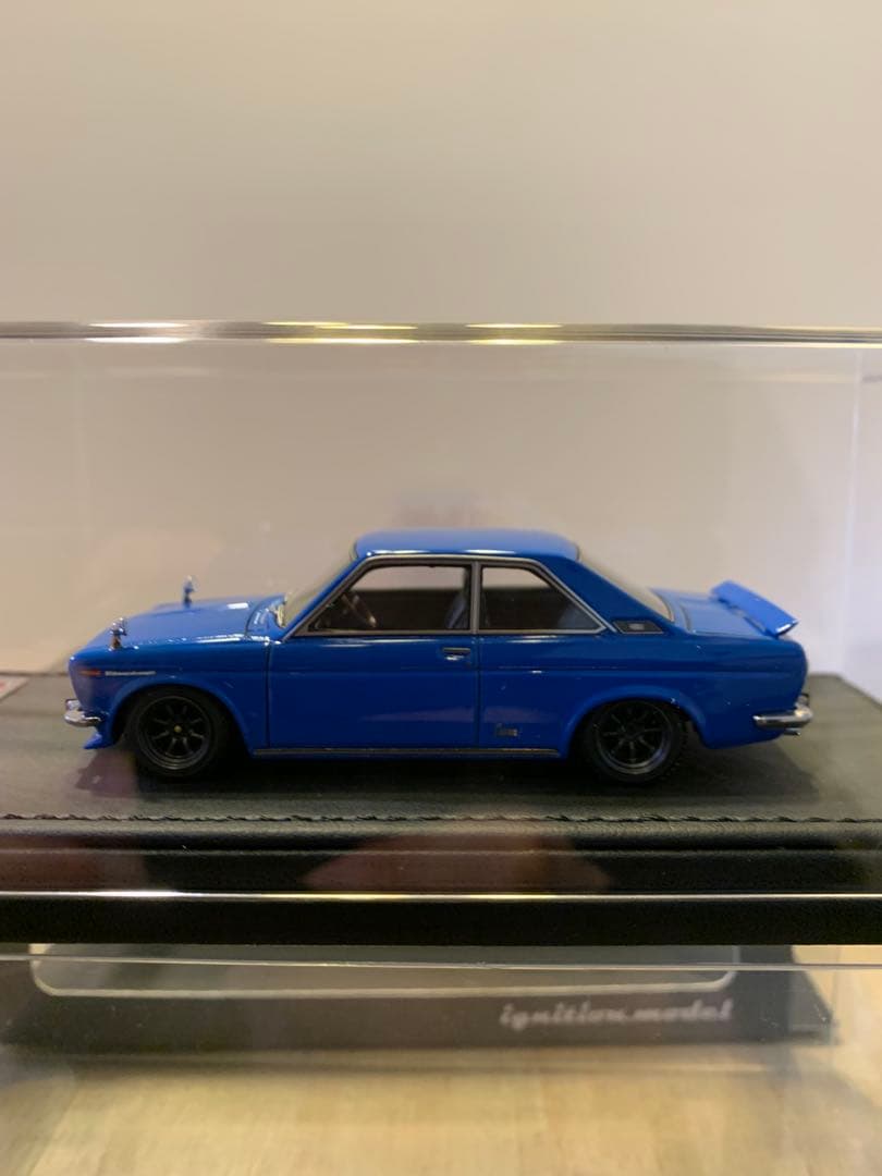 イグニッションモデル　1/43 ブルーバード　クーペ　KP510 ブルー