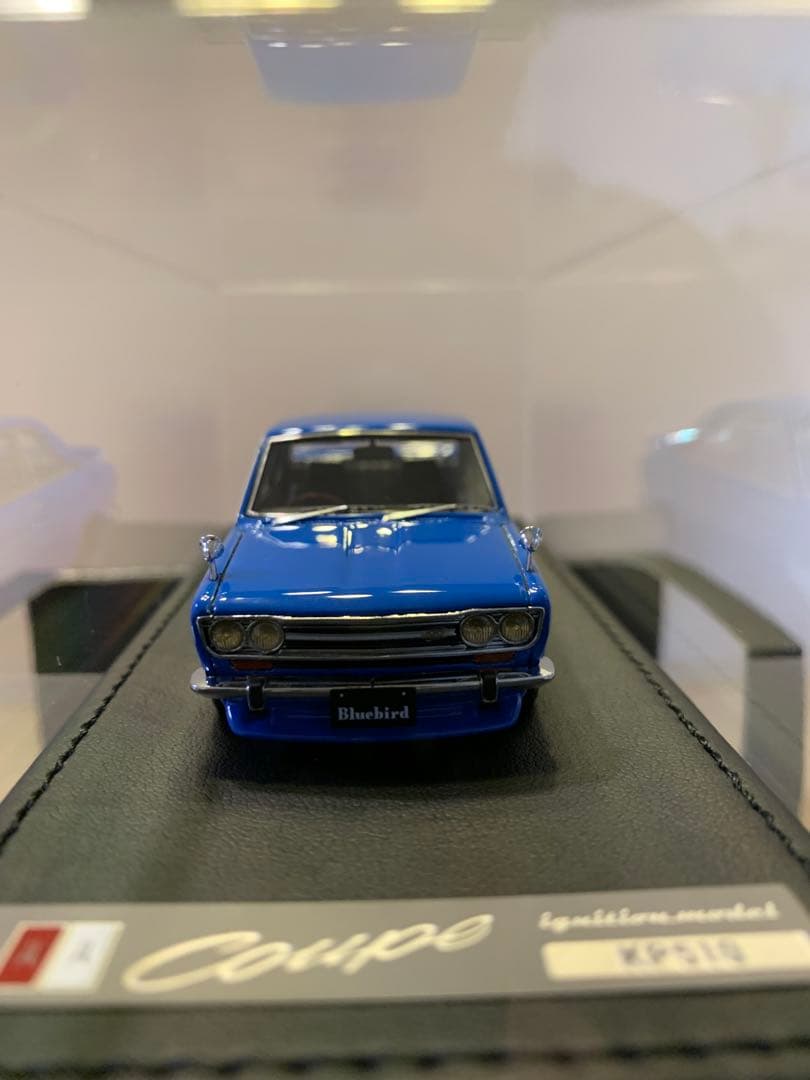 イグニッションモデル　1/43 ブルーバード　クーペ　KP510 ブルー