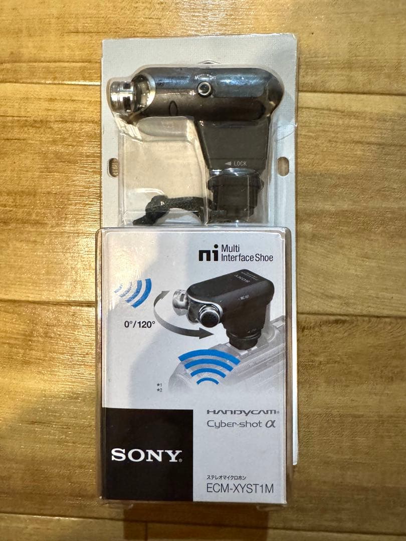 SONY ECM XYST1M ステレオマイクロフォン ECM-XYST1M 特長 : 使用状況に応じて使い分けできる2ウェイステレオ