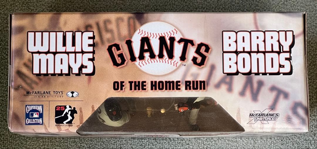 MLBウィリー・メイズとバリー・ボンズ (ジャイアンツ)フィギュアセット
