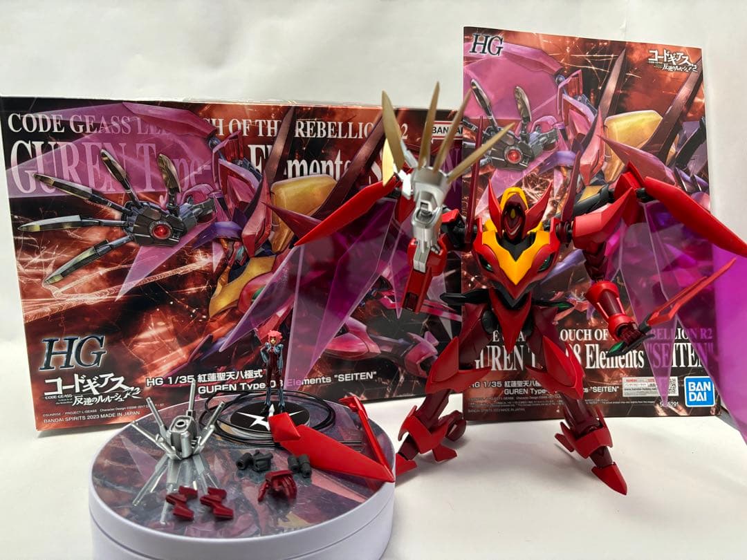 紅蓮聖天八極式　塗装完成品