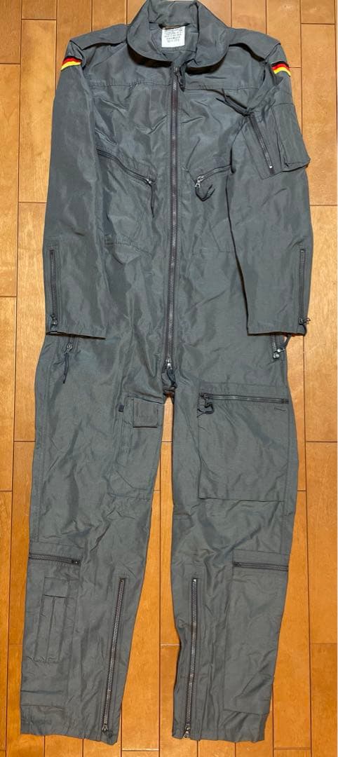 実物 ドイツ軍 カバーオール グレー つなぎ サバゲー ミリタリー 80年代