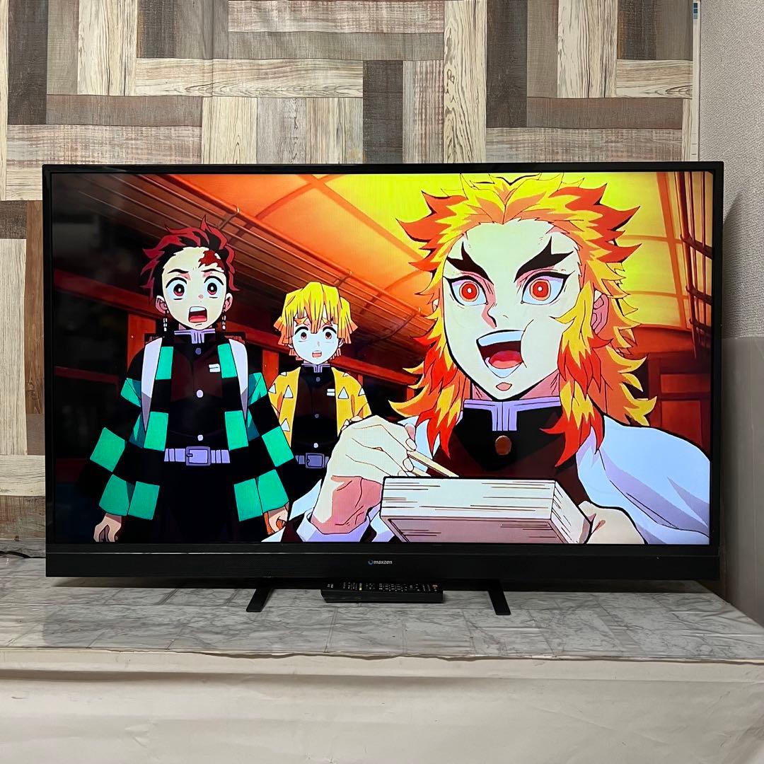 即日受渡❣️全国送料込MAXZEN 50型TV。ゲームモード&外付HDD録画対応 楽天市場】テレビ 50型 4K対応 Googleテレビ 液晶テレビ 50インチ