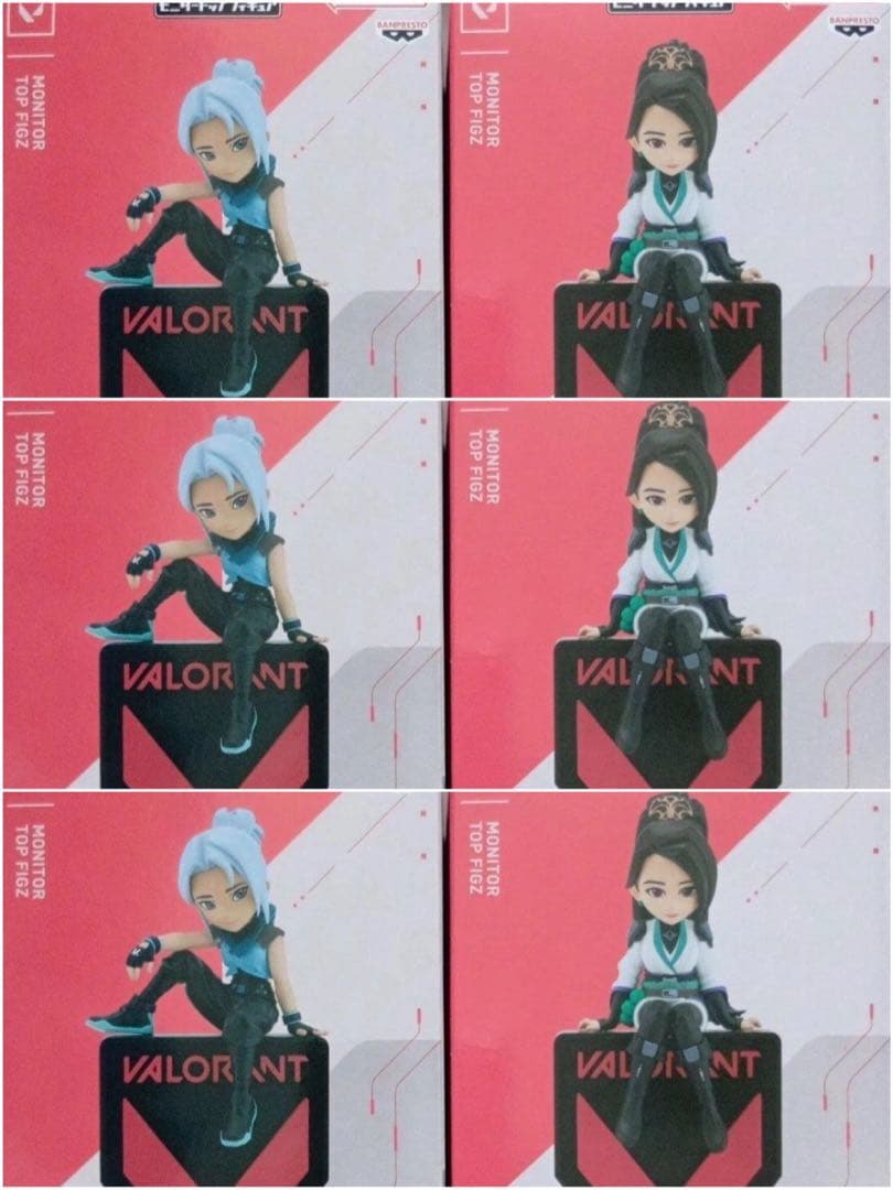 VALORANT モニタートップフィギュア セージ ジェット フィギュア 6体