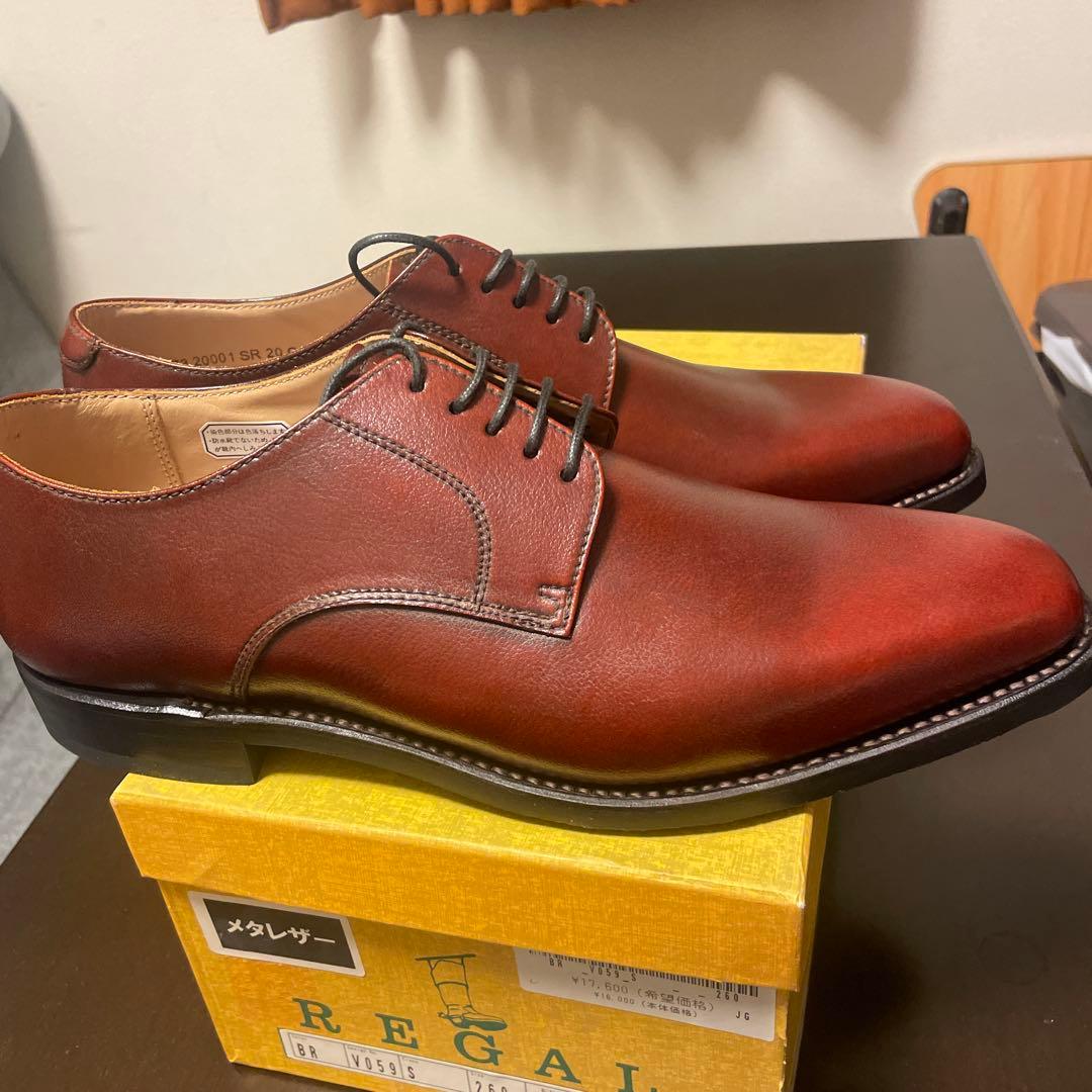 REGAL V059 260 ブラウン ビジネスシューズ