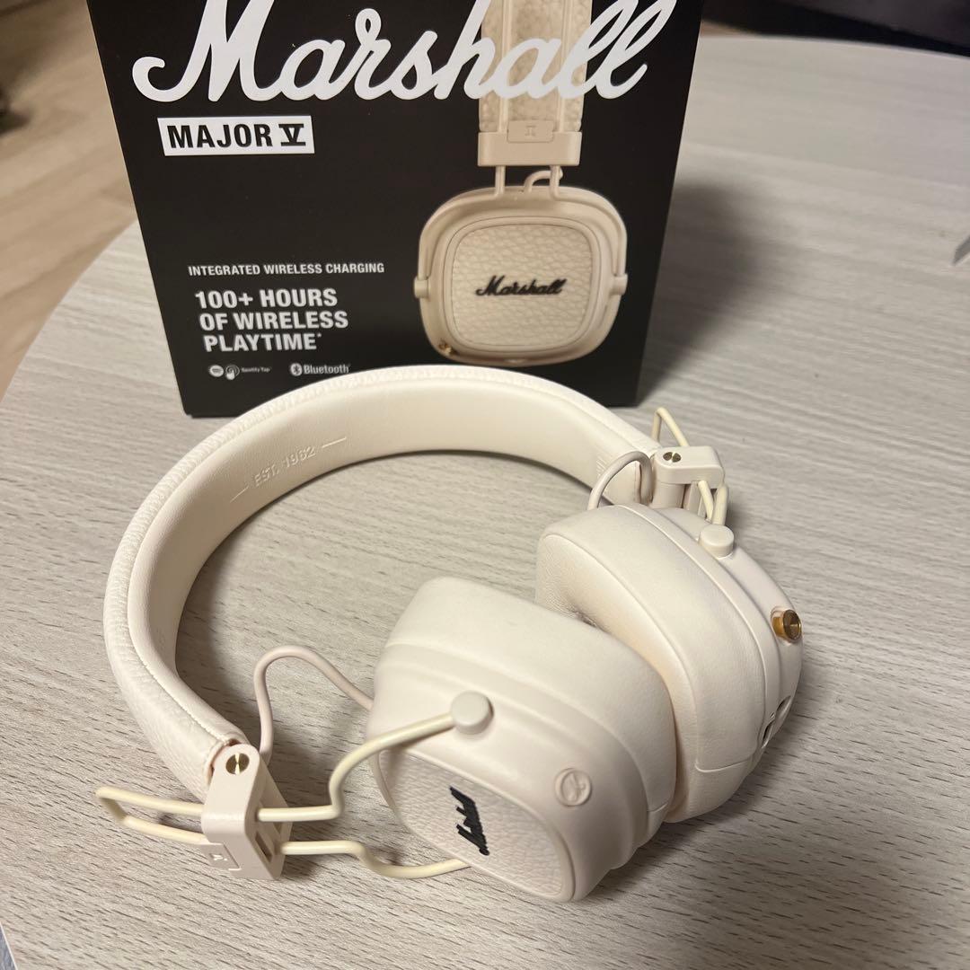 ヘッドホン】Marshall マーシャル MAJOR Vクリーム色