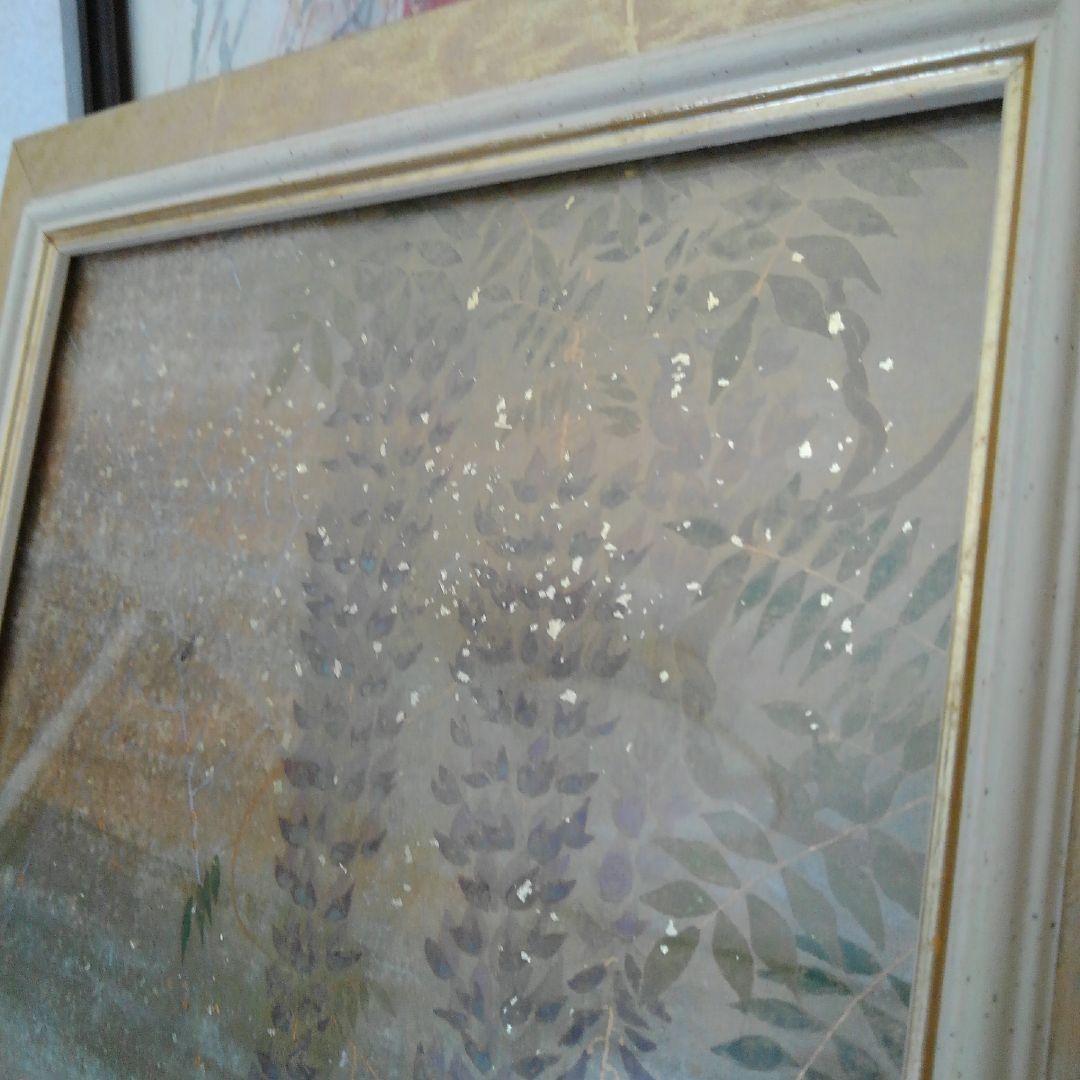 日本画　夕立の後