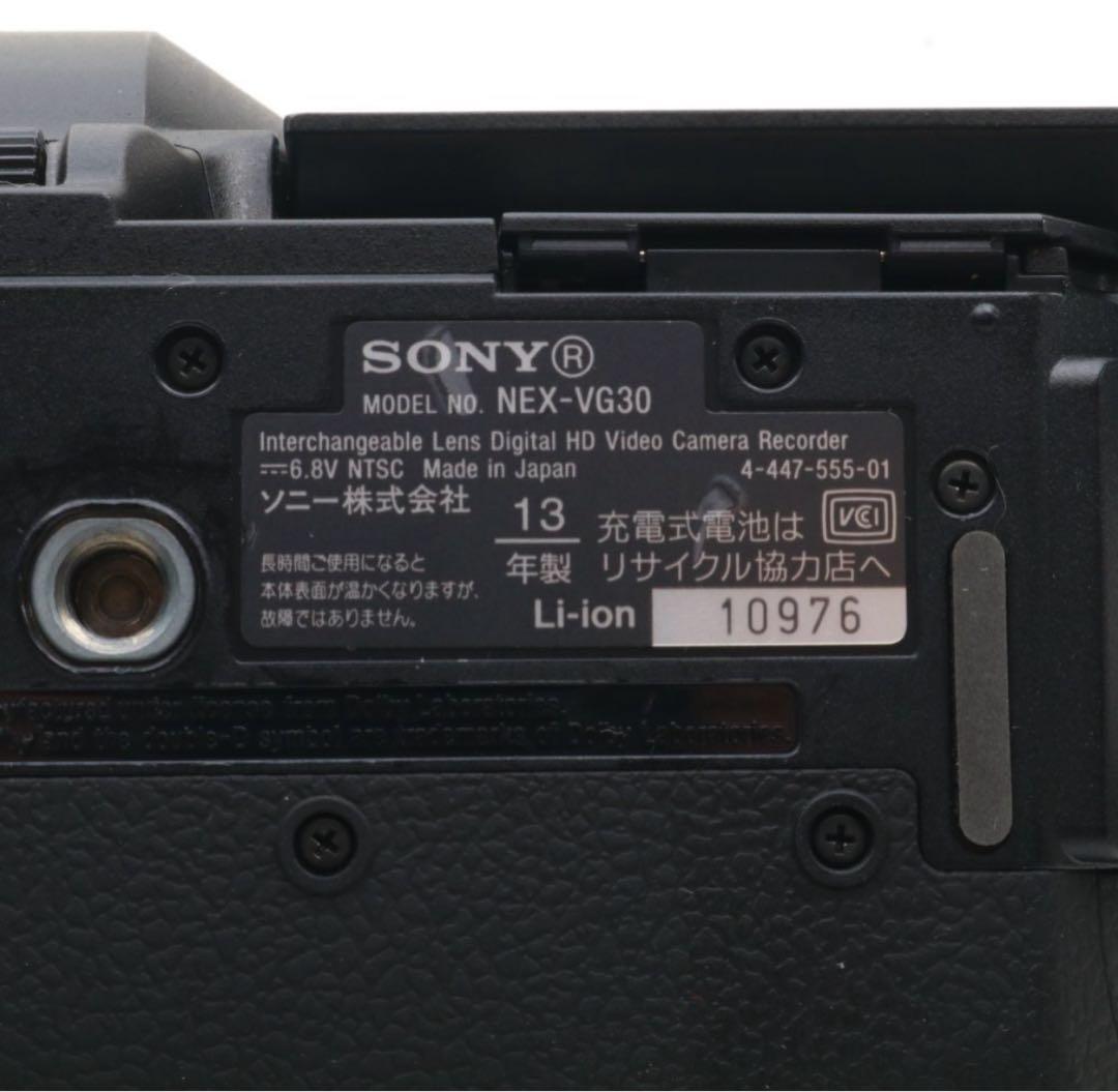 SONY レンズ交換式HD ハンディカムVG30ブラック NEX-VG30