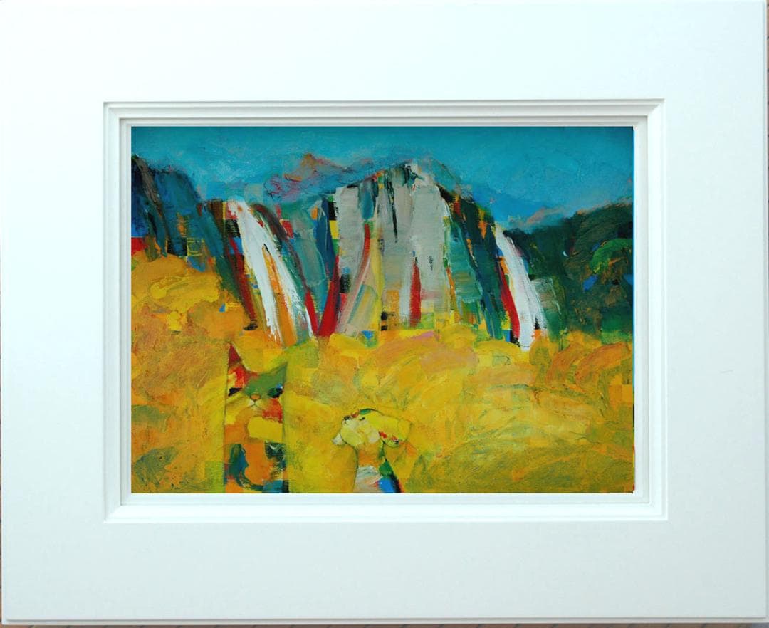 油絵 菅家令子 絵 絵画 インテリア 額付(白) uF6-071119 子犬と猫 油絵 菅家令子 絵 絵画インテリア額付(白) uF6-070519 子猫と女の子