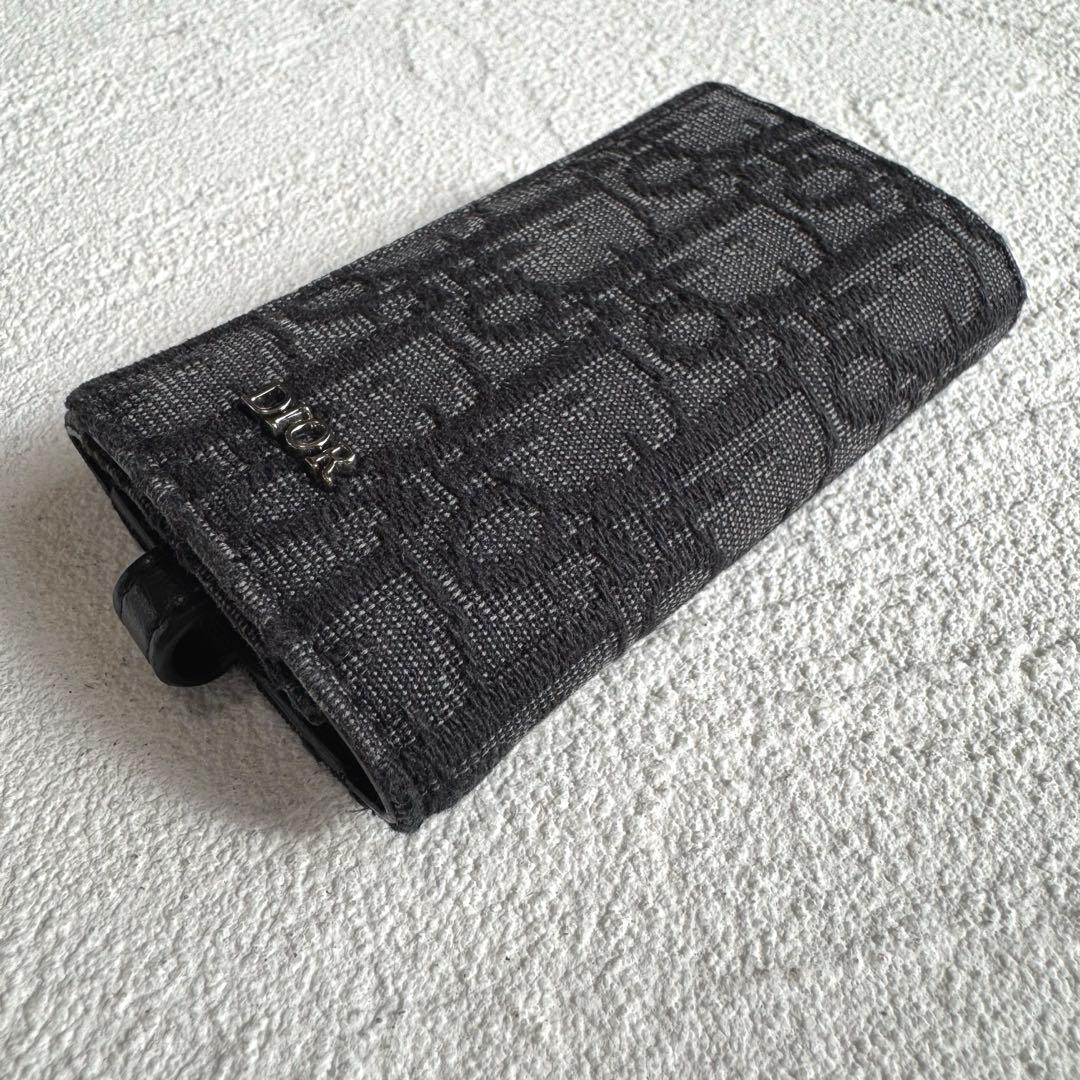 DIOR ディオール オブリーク 6連 キーケース トロッター リング付き