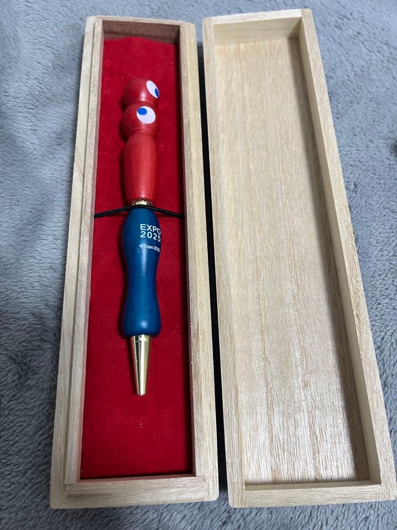 EXPO 2025 木製ボールペン 大屋根リング端材 使用ミャクミャク - メルカリ