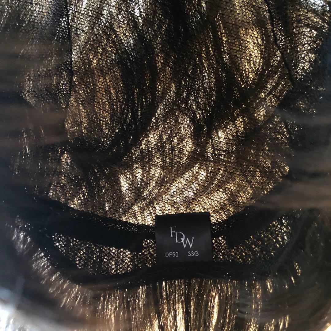 試着のみ(フォンテーヌ fontaine)ダークブラウン ショートフルウィッグ