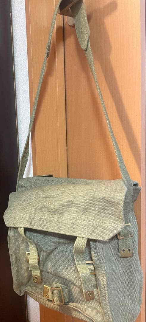 レア実物ベルギー陸軍ビンテージメッセンジャーバックパックサバゲー