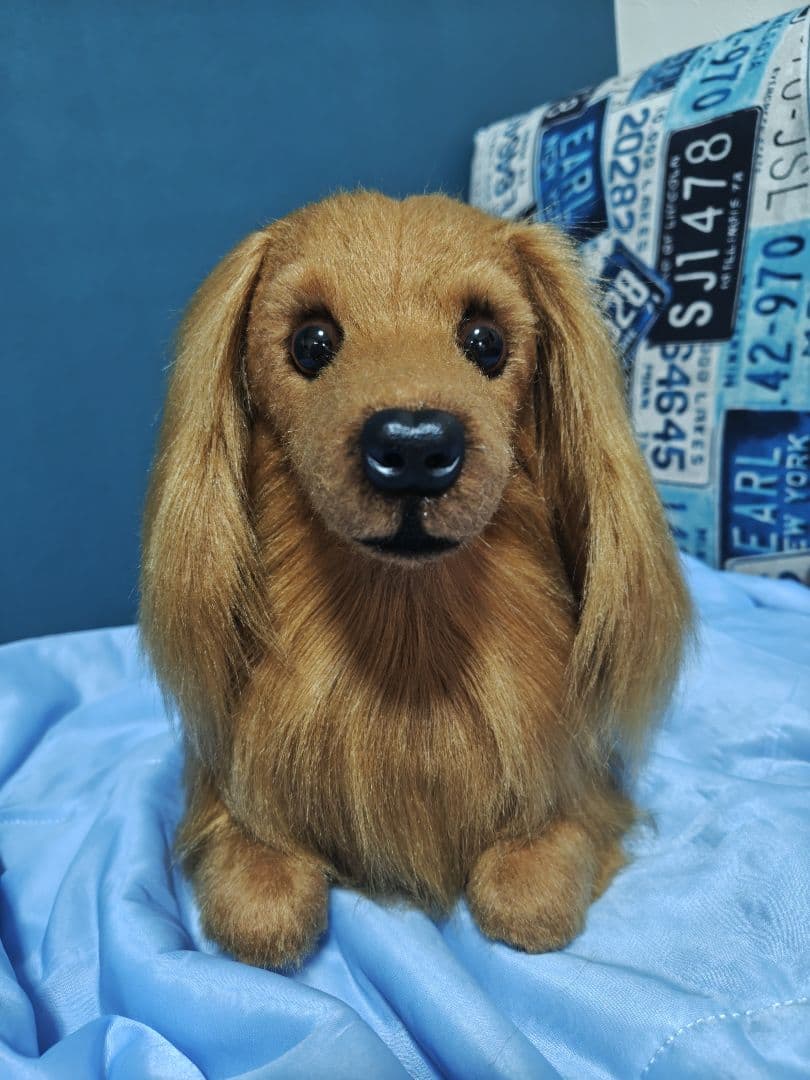 ダックスフンドぬいぐるみ 茶色