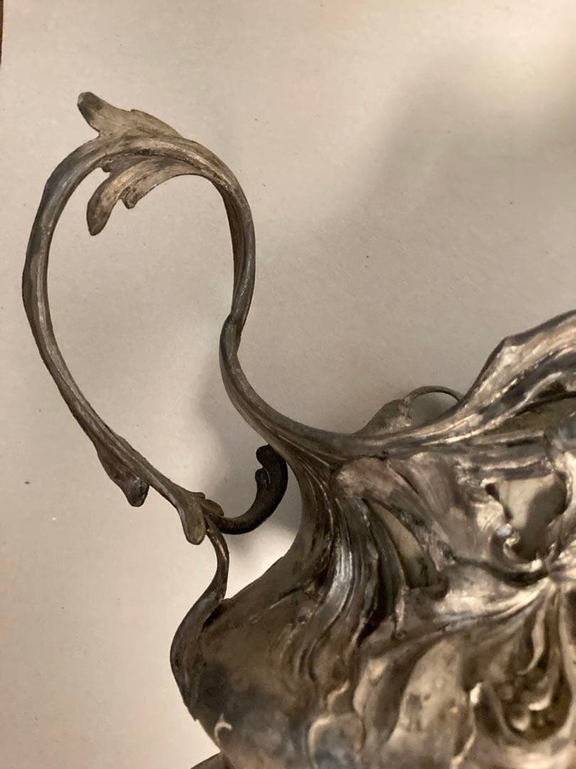 アールヌーボー ピューター ジャルディニエール - メルカリ