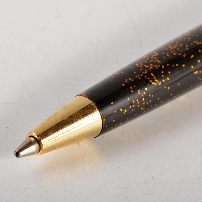 箔飾　高級　蒔絵竹笹文　ボールペン　木箱付　V　6023