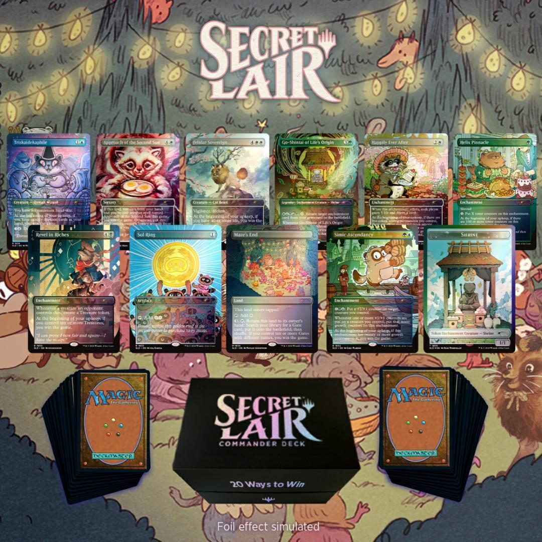 【MTG】Secret Lair 20 Ways to Win 未開封 MTG】Secret Lair 20 Ways to Win 未開封 NEW SECRET LAIR (precon