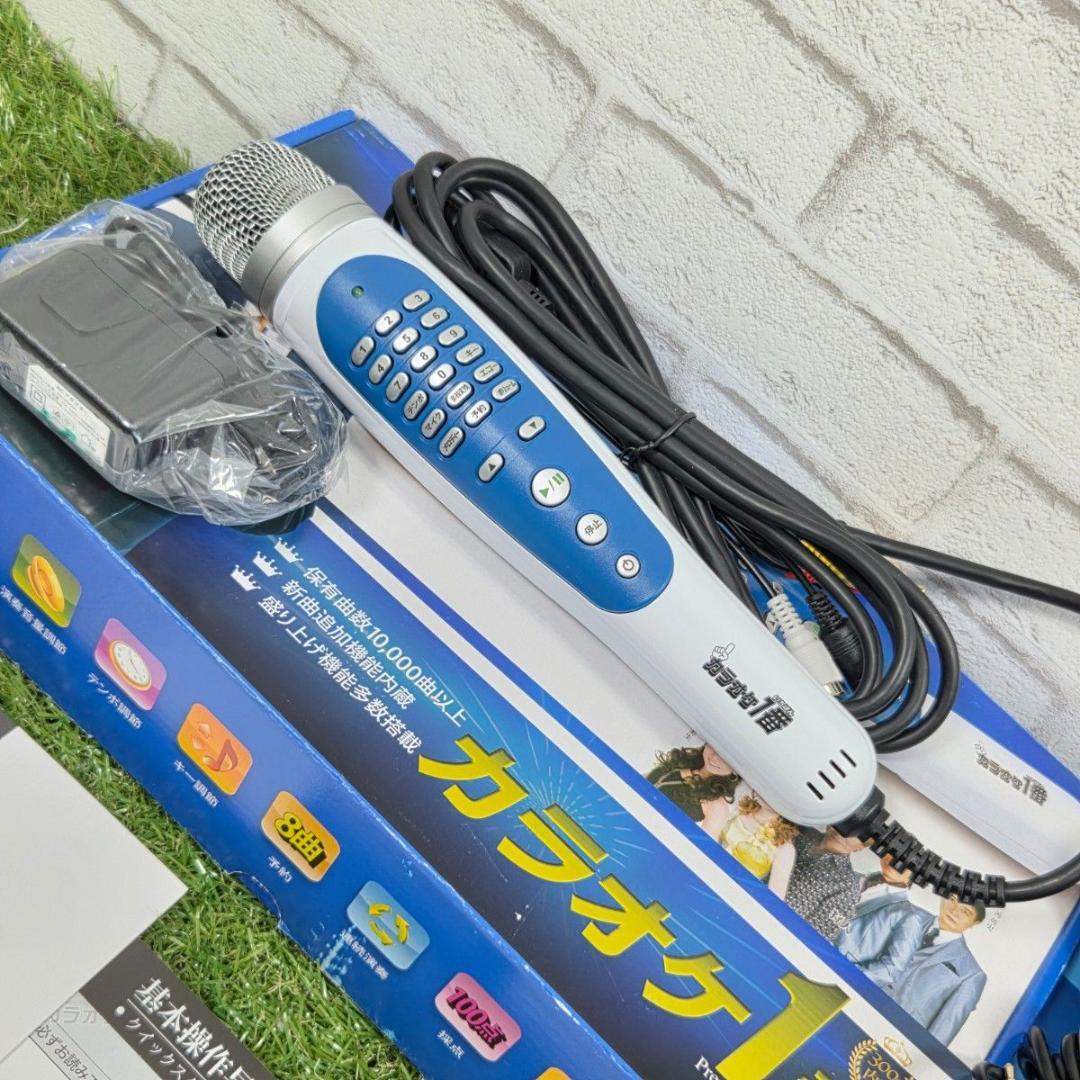 カラオケ一番 本体セット 専用有線サブマイク付き 家庭用 カラオケマイク