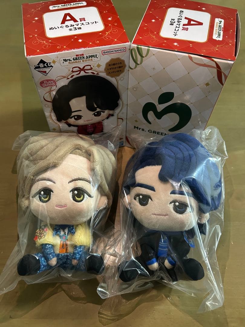 Mr. GREEN APPLE ぬいぐるみセット｜Mrs. GREEN APPLE メメル