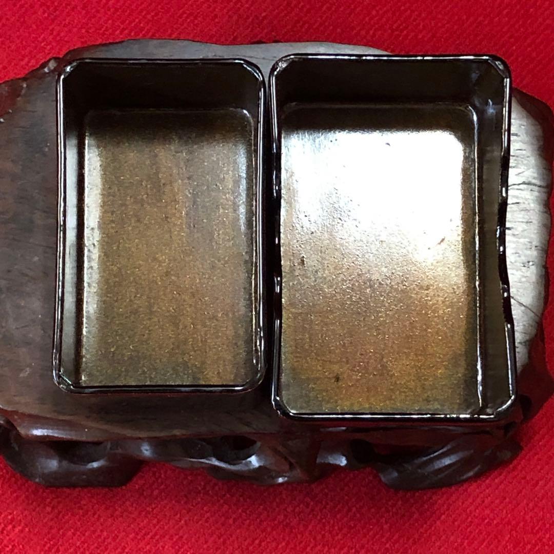 金蒔絵　箏爪箱　小物入れ箱　漆器　アンティーク　骨董品　インテリア