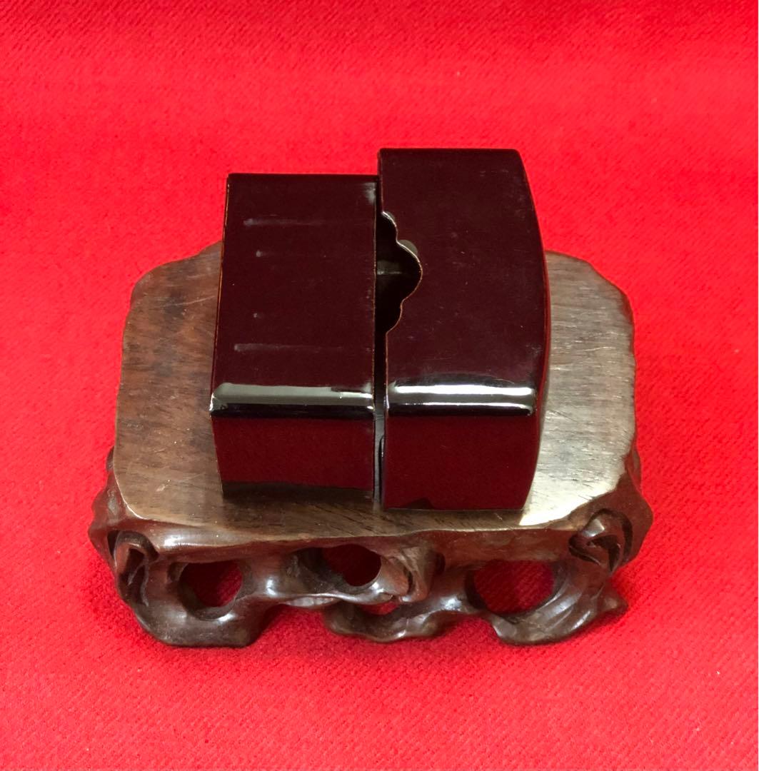 金蒔絵　箏爪箱　小物入れ箱　漆器　アンティーク　骨董品　インテリア