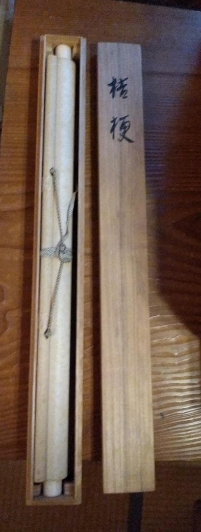 掛け軸 清風 桔梗 絹本 希少 軸装 茶道具 掛軸 です。