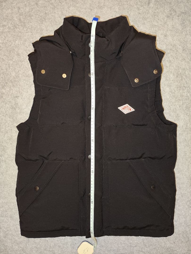 DANTON ダウンベスト ブラック 40