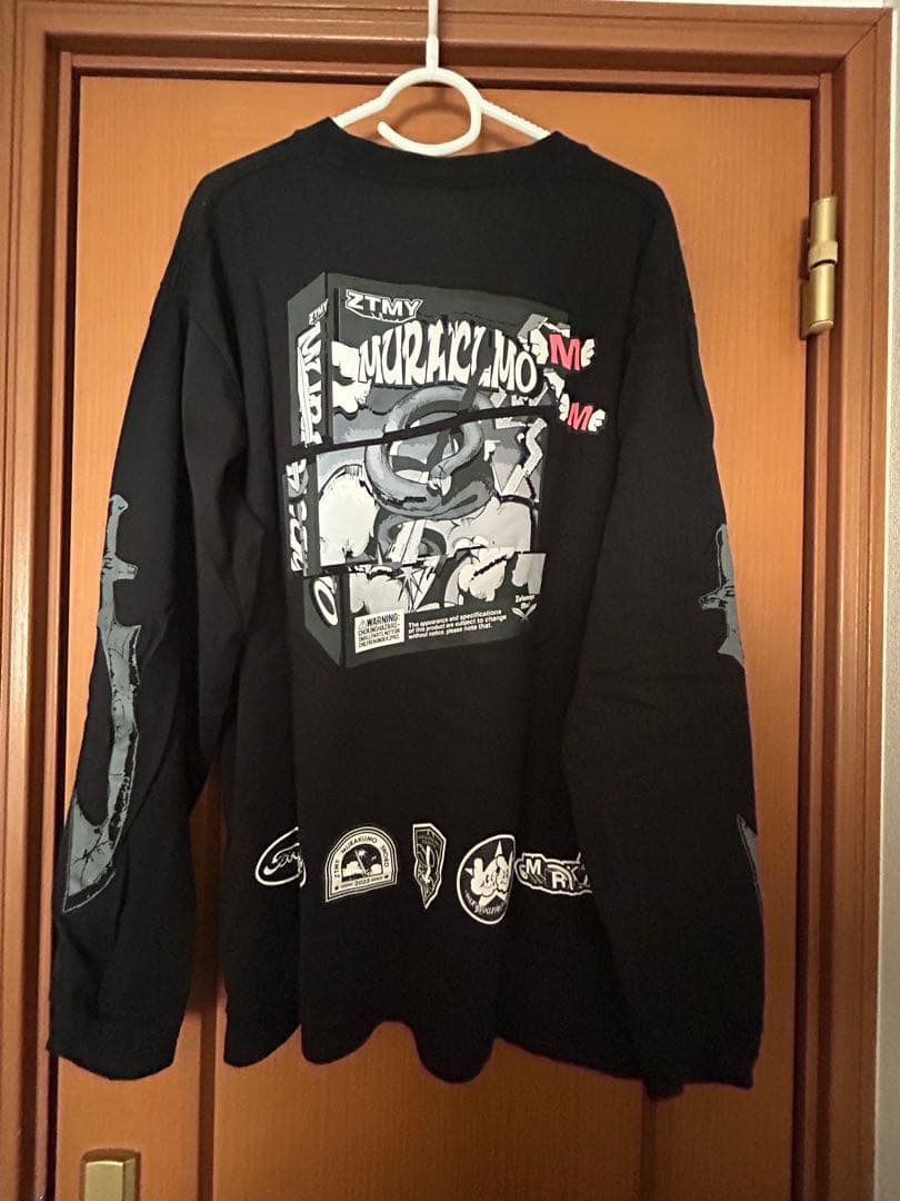 叢雲 テクノ ロングTシャツ (Black)Lサイズ ドライロングTシャツ 叢雲