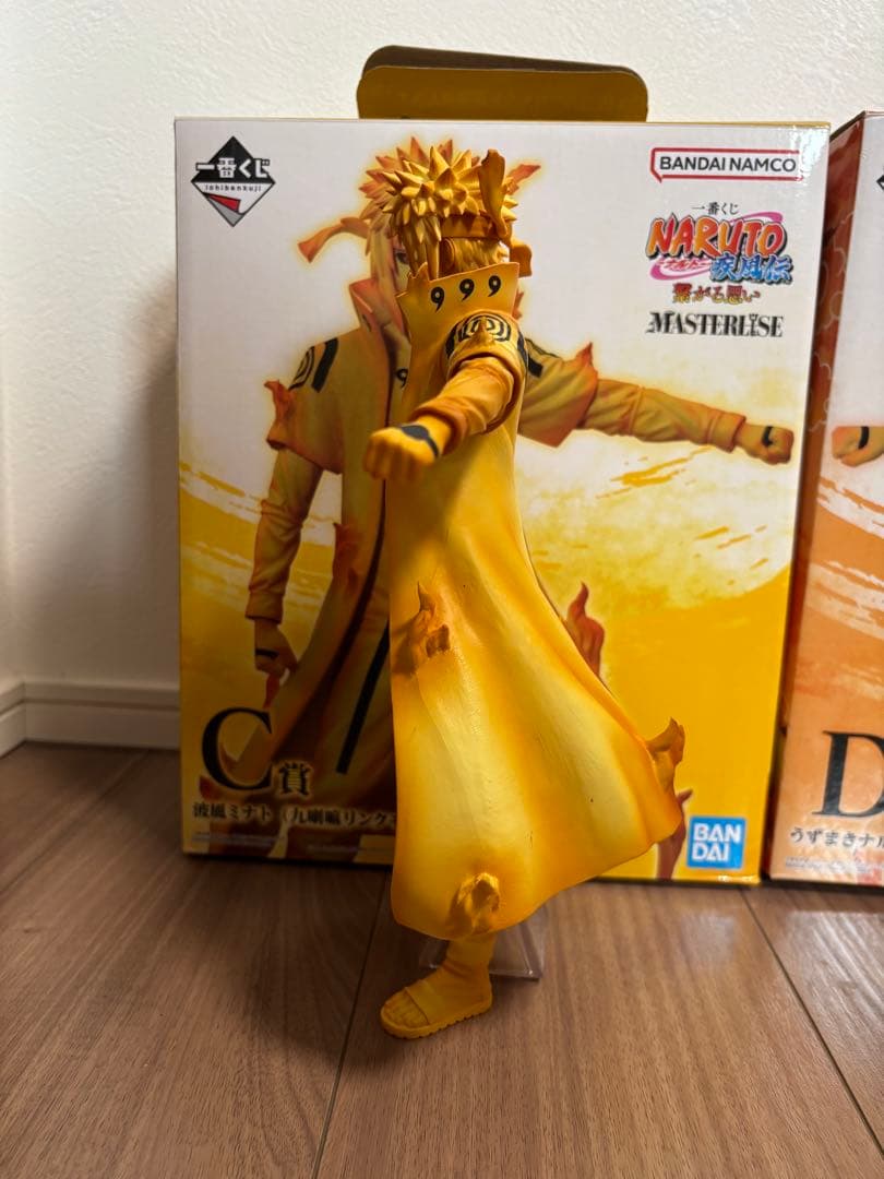 NARUTO 一番くじ 繋がる思い C賞 波風ミナト D賞 うずまきナルト