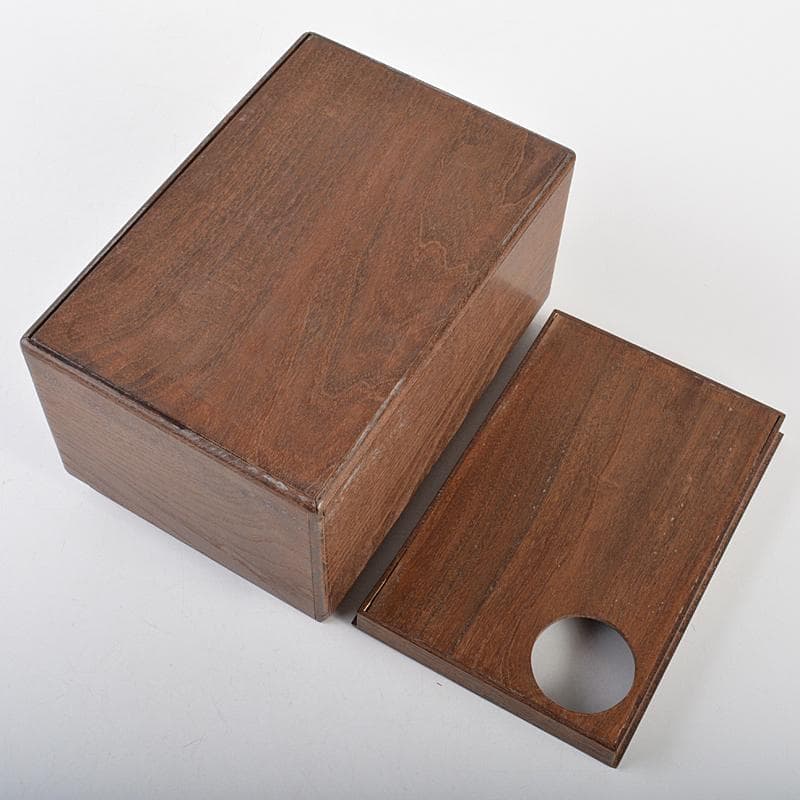 クローバー　利休茶箱赤絵竹花文茶碗棗など八点　一式　仕覆付　M　R7184