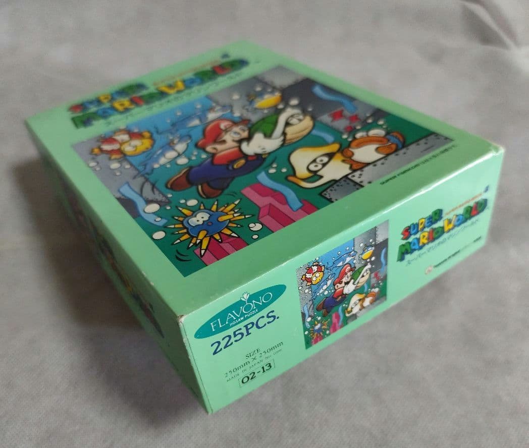 スーパーマリオのマリンワールド パズル 225ピース 当時物 ツクダ
