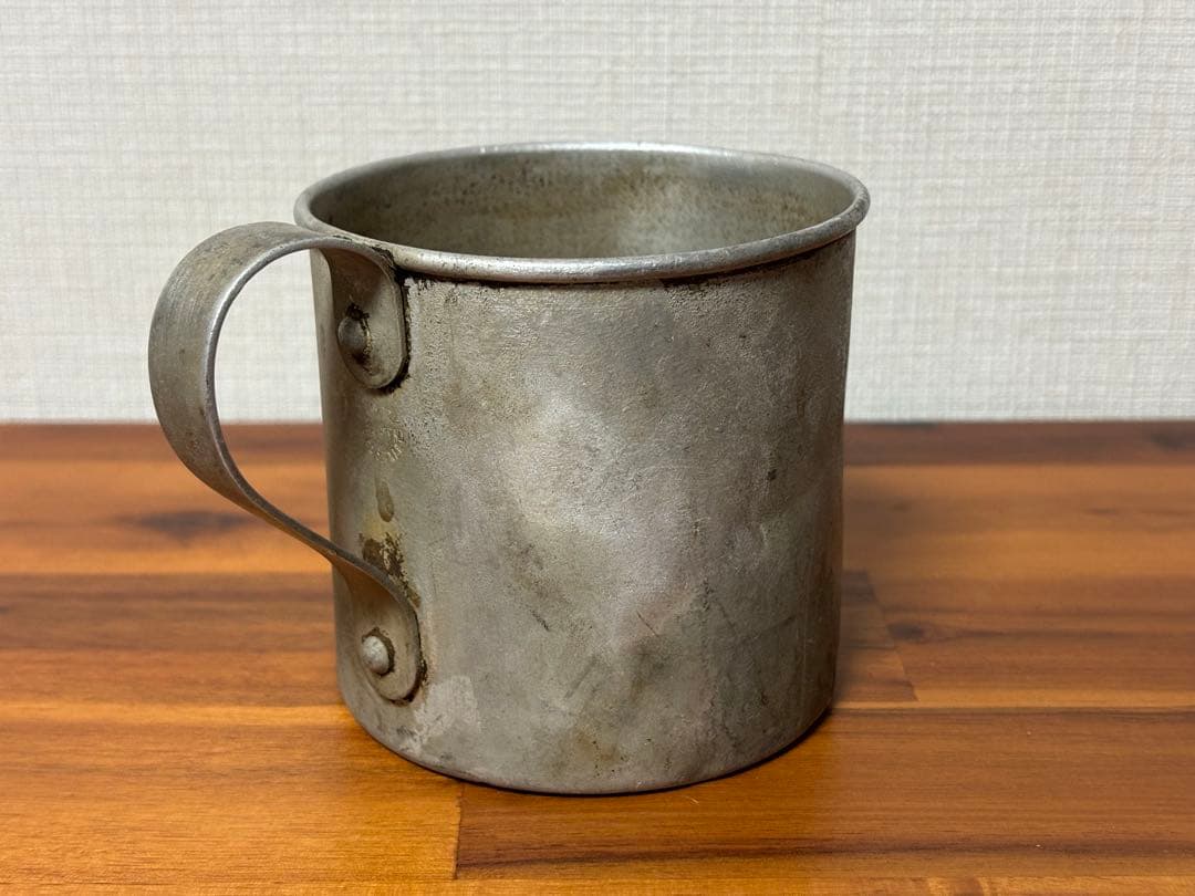 WW2 ロシア軍 ソ連軍 実物 1920年 支給品 アルミ製 カップ WW2 ロシア軍 ソ連軍 実物 1920年 支給品 アルミ製 カップ WW2 ロシア
