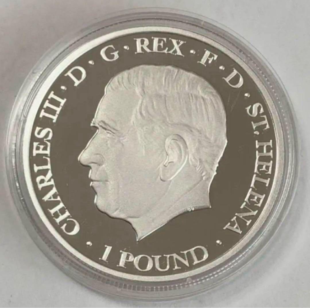 純銀】2024年 セントヘレナ ウナとライオン 銀貨 1オンス 純銀】2024年