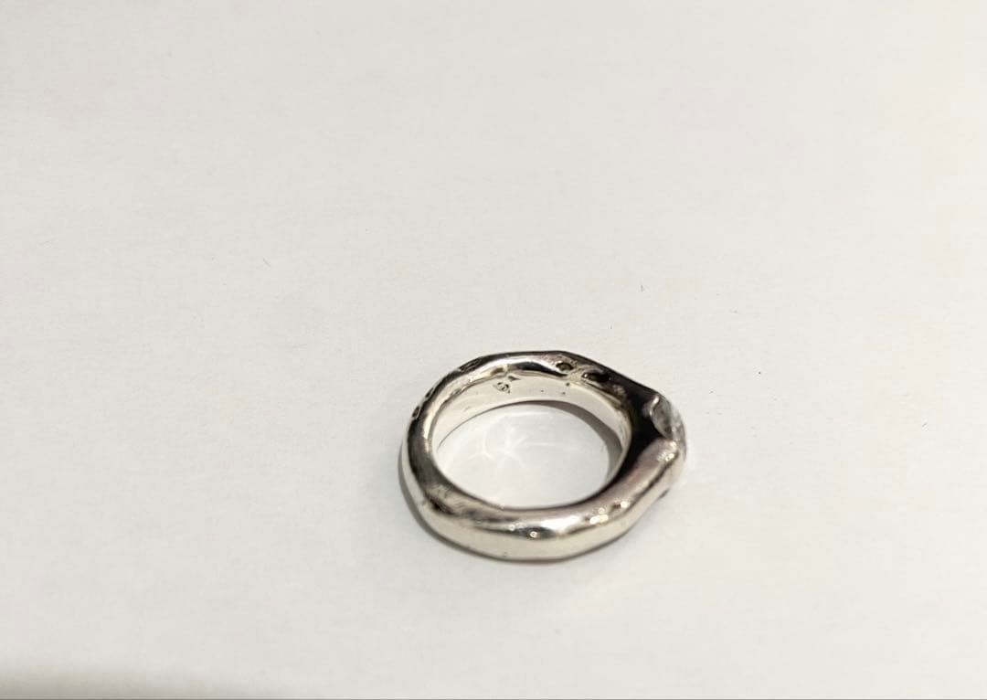 e.m. シルバー ジルコニア ピンキーリング 3号