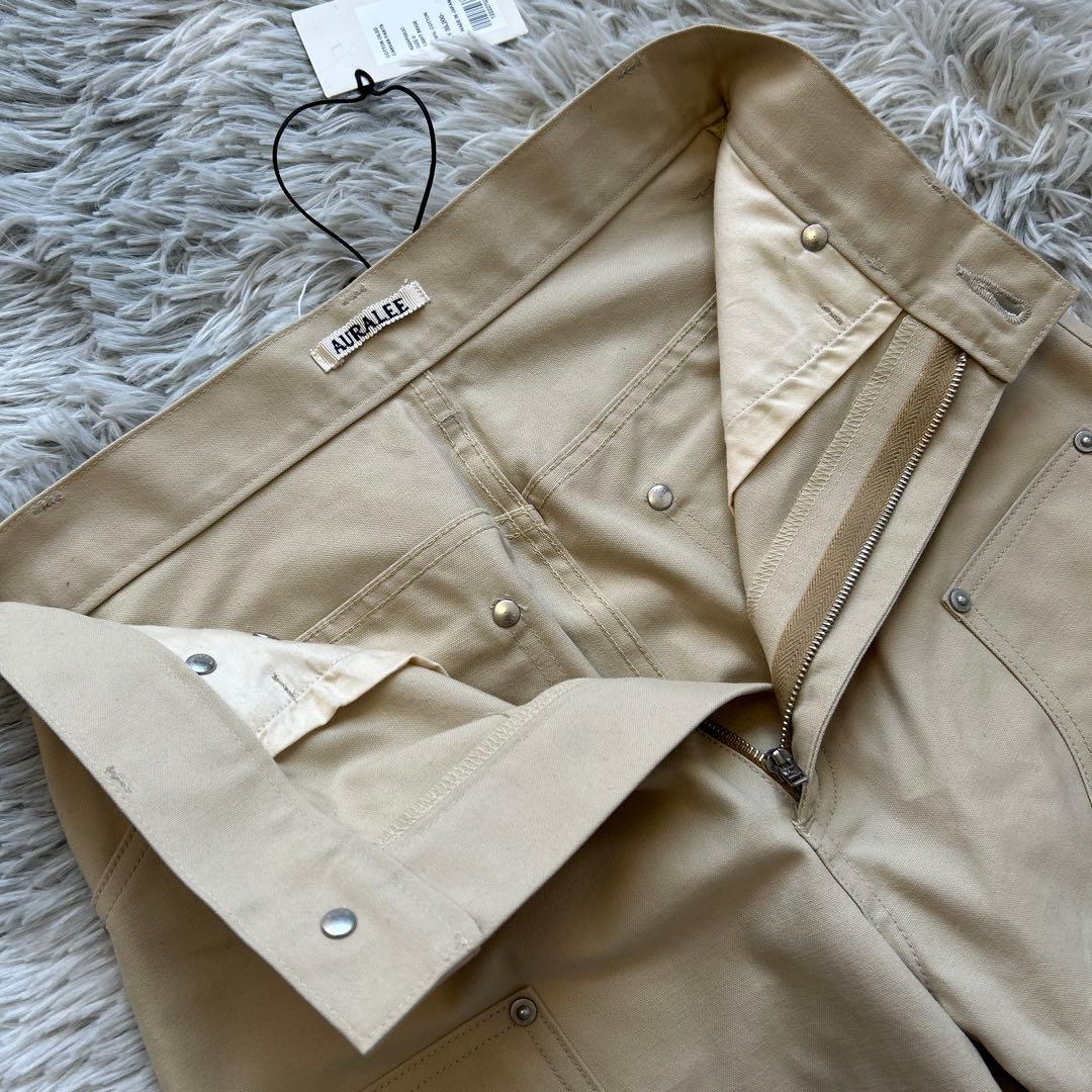 【新品】AURALEE COTTON OILED CANVAS PANTS