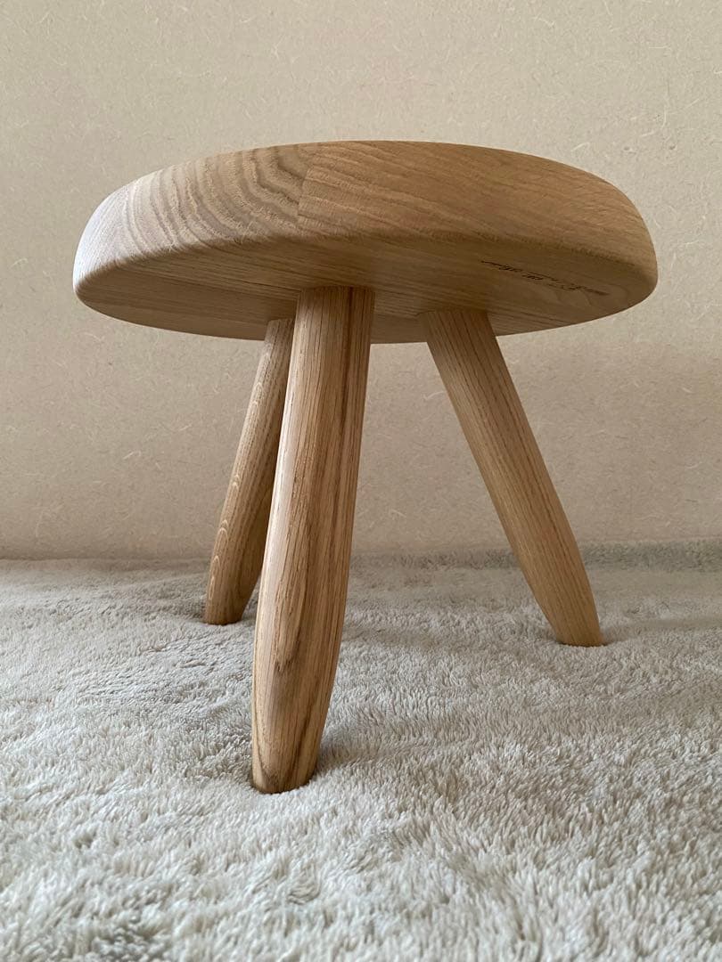 【美品】カッシーナ　ベルジェ スツール　オーク材ナチュラル