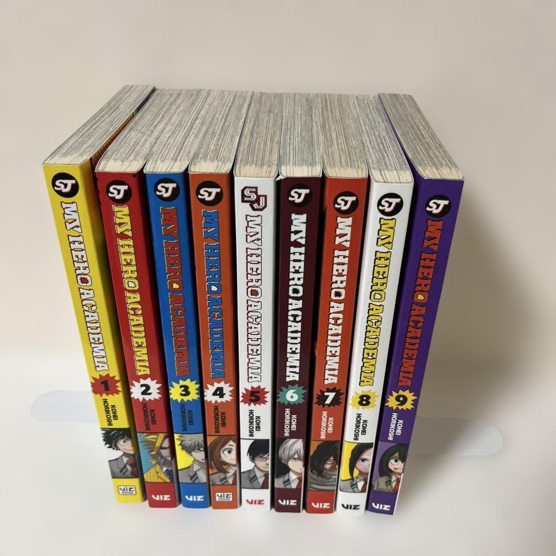 僕のヒーローアカデミア　英語版　1-9巻セット