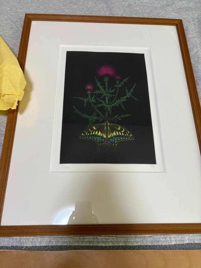 加山又造 薊 銅版画 限定120枚のうちの6番 - winetouritalia.com