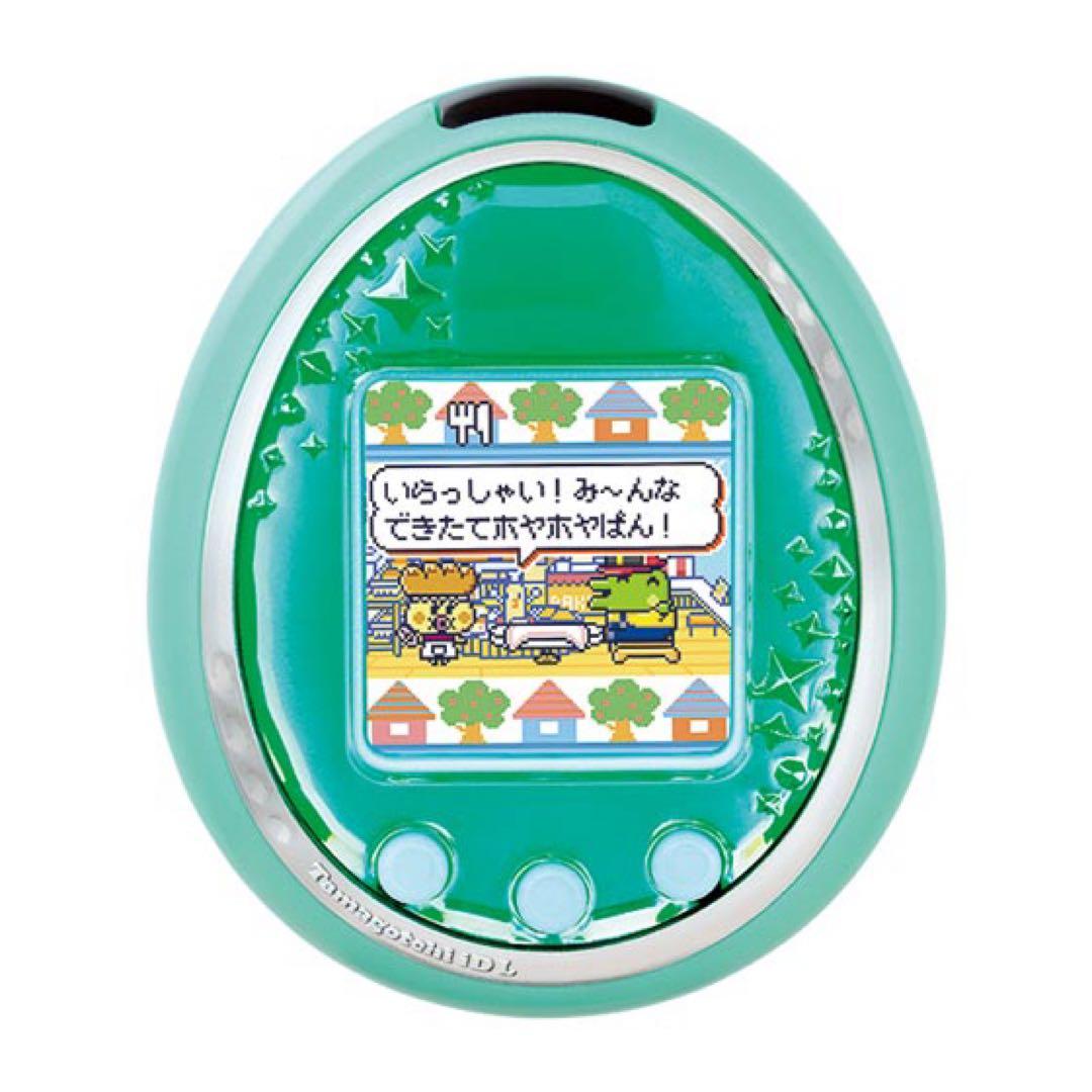 【たまごっち】Tamagotchi iD L アイディー エル 緑 単4電池付属