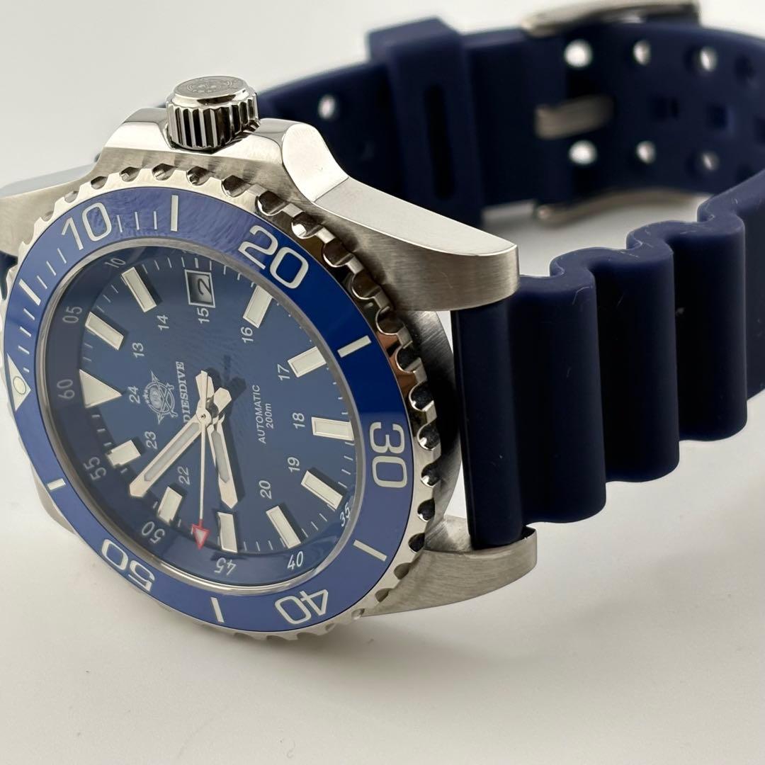 【希少】　Addiesdive 自動巻　ブルー　希少　ダイバー