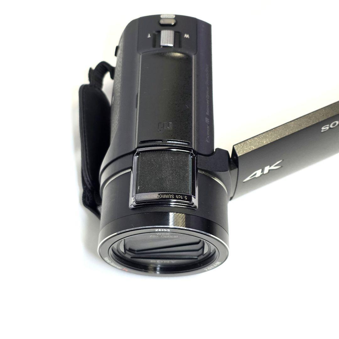 【美品】SONY 4Kビデオカメラ FDR-AX45　大容量バッテリー2個付き