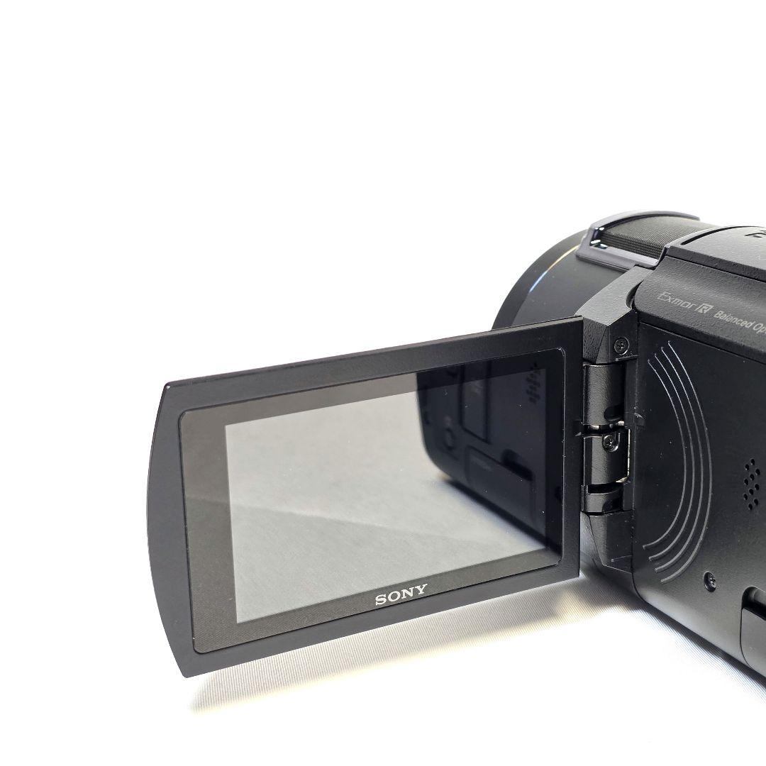 【美品】SONY 4Kビデオカメラ FDR-AX45　大容量バッテリー2個付き