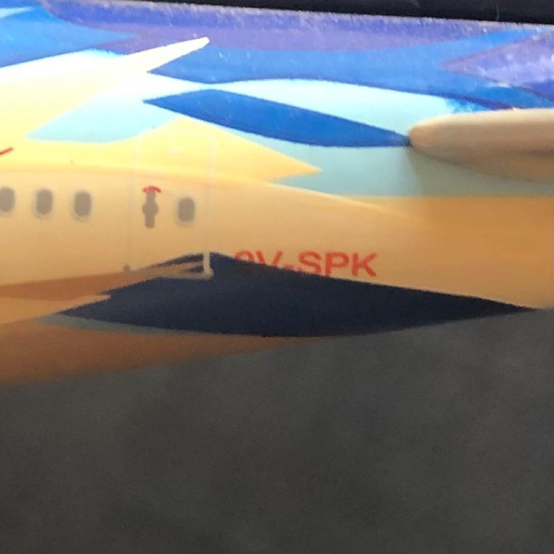 貴重 1/400 シンガポールエアライン B747-400 トロピカルメガトップ