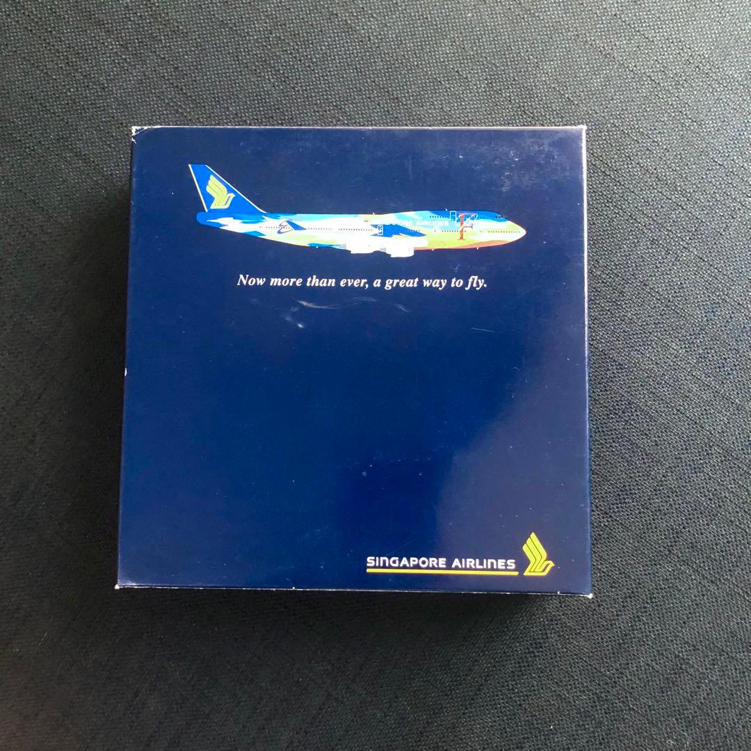 貴重 1/400 シンガポールエアライン B747-400 トロピカルメガトップ