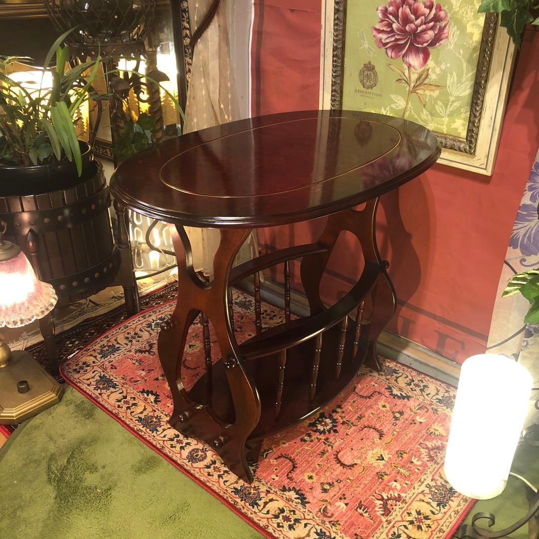 Sale 70's ヴィンテージ スピンドルポストラックサイドテーブル