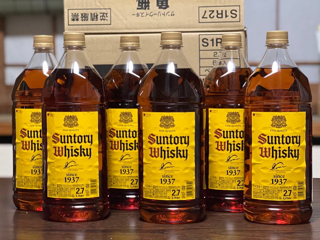 最安値】サントリー角2.7リットル❌6本