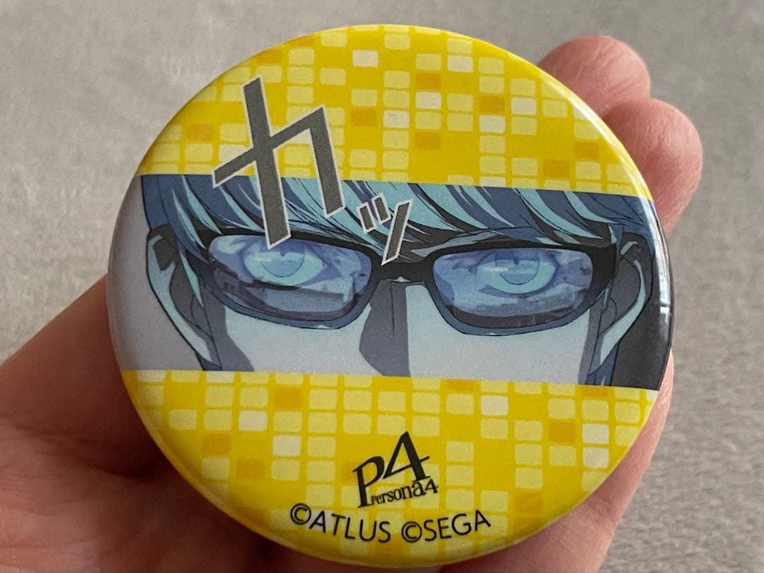 ペルソナ4 鳴上悠 カットイン 缶バッジ P4