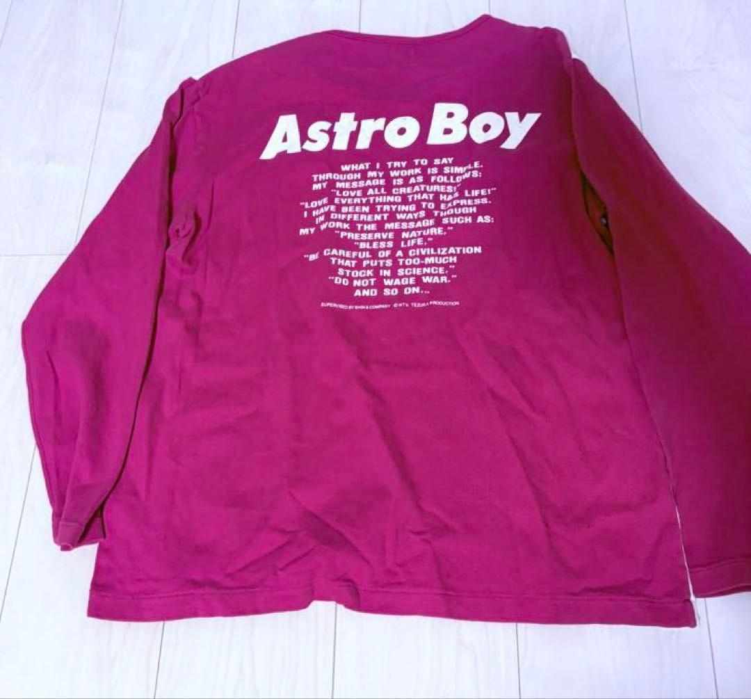 【希少・ビンテージ】鉄腕アトム　アストロボーイ 長袖Tシャツ　ロングTシャツ