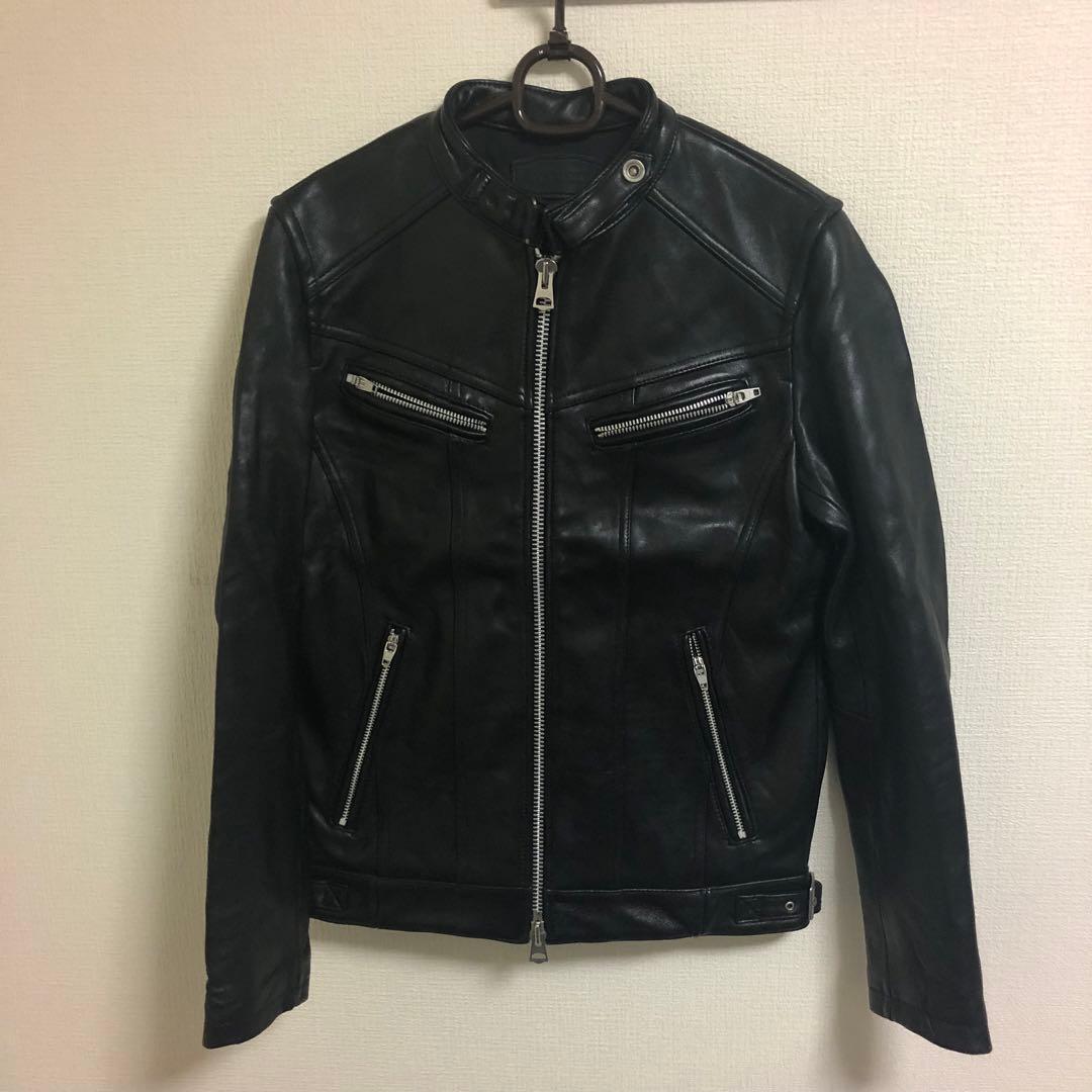 JACK ROSE シングルライダース レザー ラムレザー 羊革 サイ